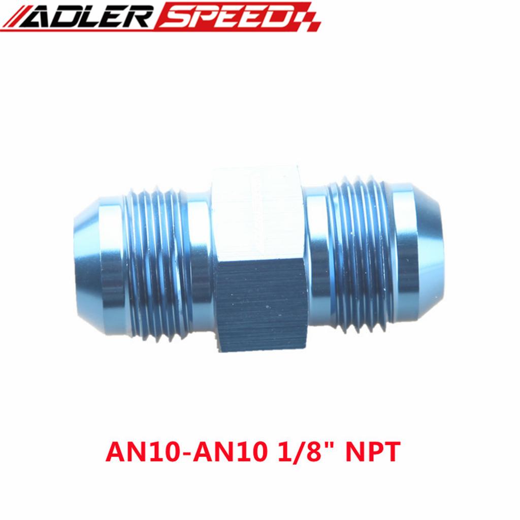 AN4 AN6 AN8 AN10 Male To Female 1/8" NPT Gauge / Sensor Side Port Adapter Oil Fuel Fitting Hose End