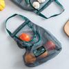 1pc Portable Mesh Storage Bag Reusable Fruit and Vegetable Storage Bag Kitchen Accessories Washable Handbag