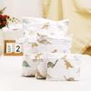 3-Piece Cute Travel and Storage Bag Set: Dustproof Hanging Bag, Clothes Organizer, Diaper & Miscellaneous Bag