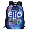 Anime Cartoon Elio Print Oxford Backpack Breathable School For Students Gift