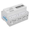 3-Phasen-Energiezähler DIN-Schienenmontage Stromverbrauchsmonitor LCD-Stromzähler 230 V 400 V 5 bis 10