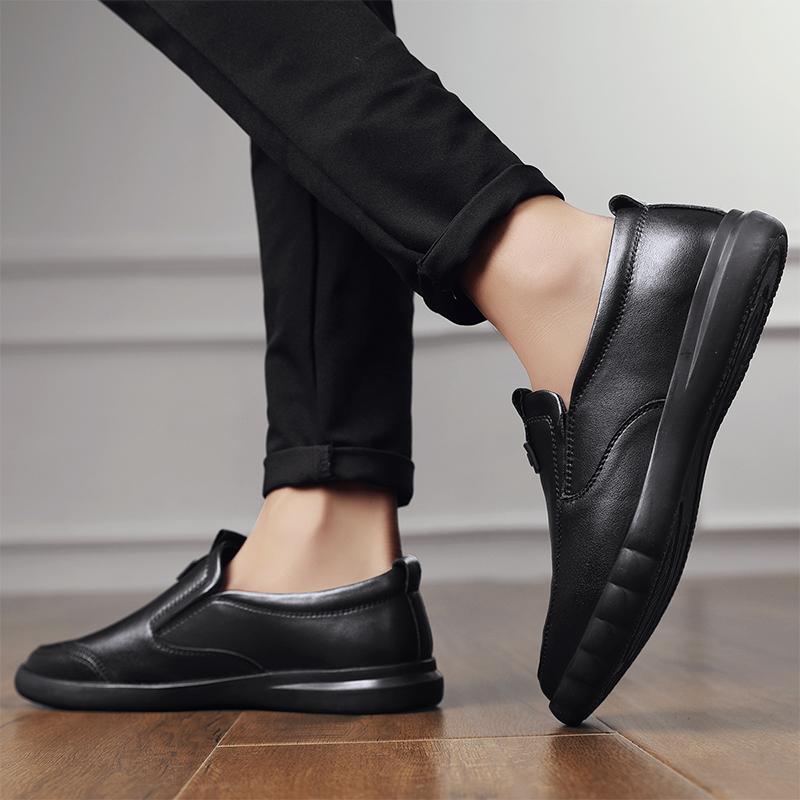 Men's  Fashionable Leather Shoes Men's British Casual Shoes Wedding Party Dress Shoes British Style