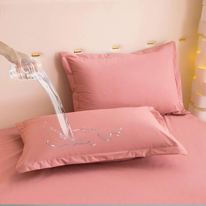2 stuks Waterdichte Kussenslopen Decoratieve Kussenhoes Envelopstijl Slaapkussenhoes Standaard Queen King Size 51x76cm