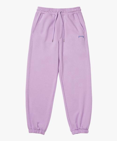 GOALSTUDIO Over Fit Small Logo Jogger-Light Purple