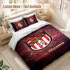 Custom Name Bedding Set 3 PiecesSouthampton FC Print Duvet Cover + 2 Pillowcases Soft Bed Decor