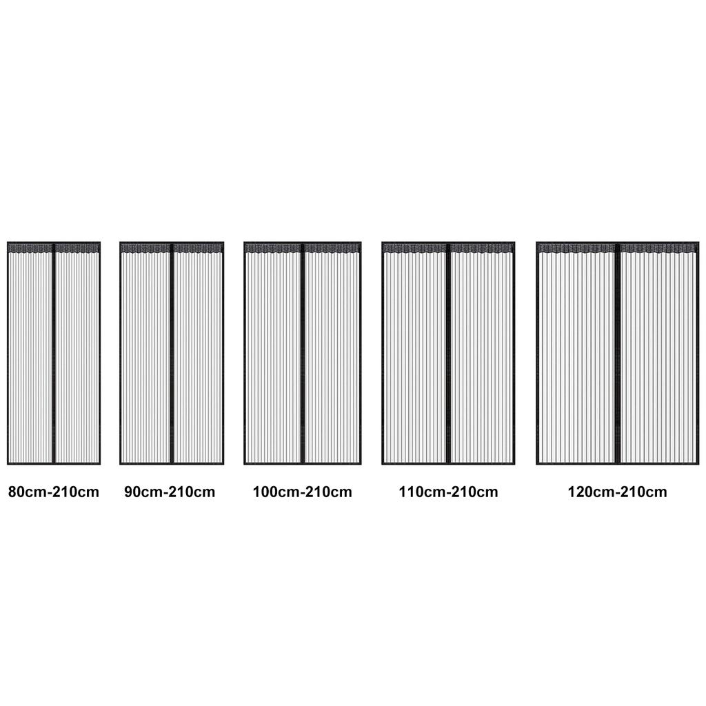 Magnetic Door Screen Custom Size Mosquito Net Curtain Fly Insect Automatic Closing Invisible Mesh For Kitchen Indoor Living Room