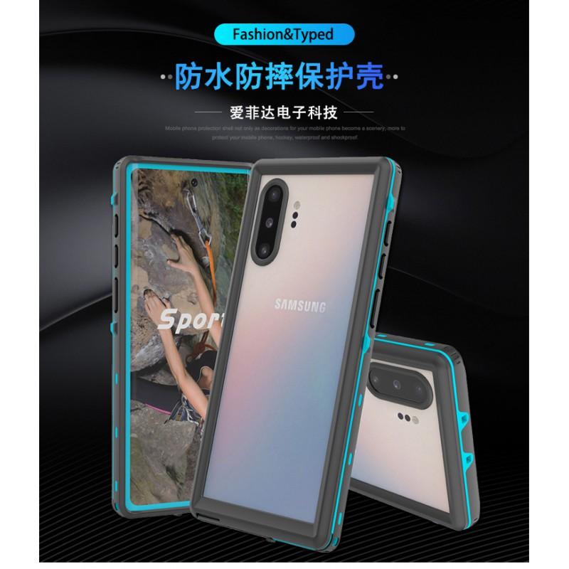 Transparent TPU Phone Case Galaxy Note 10 Plus Full Cover Shockproof Waterproof Dustproof Outdoor Sports Protective