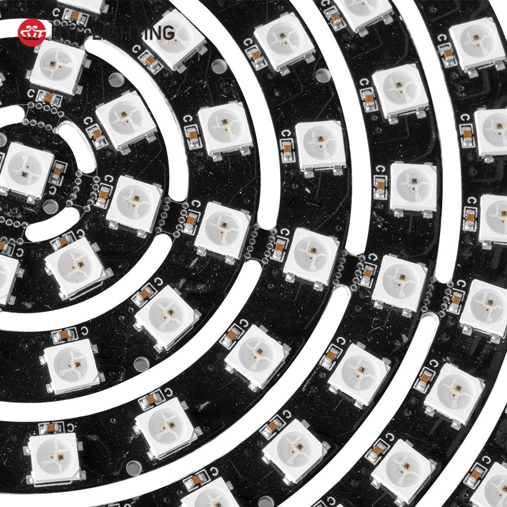 WS2812B DIY RGB LED Ring 148 To 241 Pixels WS2812 Round Modules SK6812 5050 Built-in RGB Addressable 5V LED Circle Arduino Ring