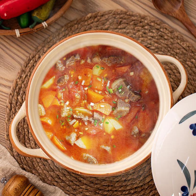 HuaMeiGuan Hand-Painted High-Temperature Casserole