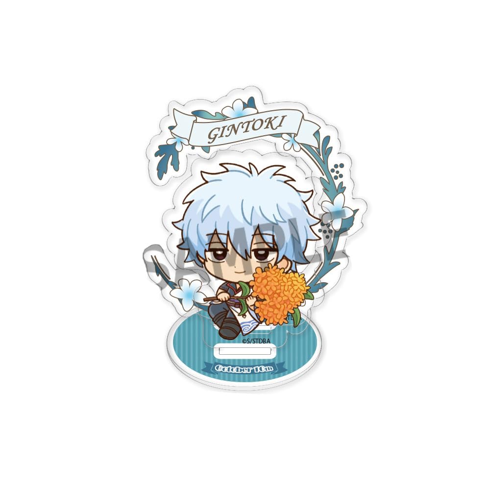 

ТВ Аниме Гинтама Саката Гинтоки Акриловая Подставка Цветы Рождения А