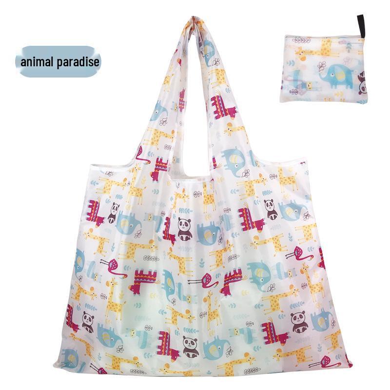 Eco-Friendly Large Capacity Folding Grocery Bag - Oxford Cloth