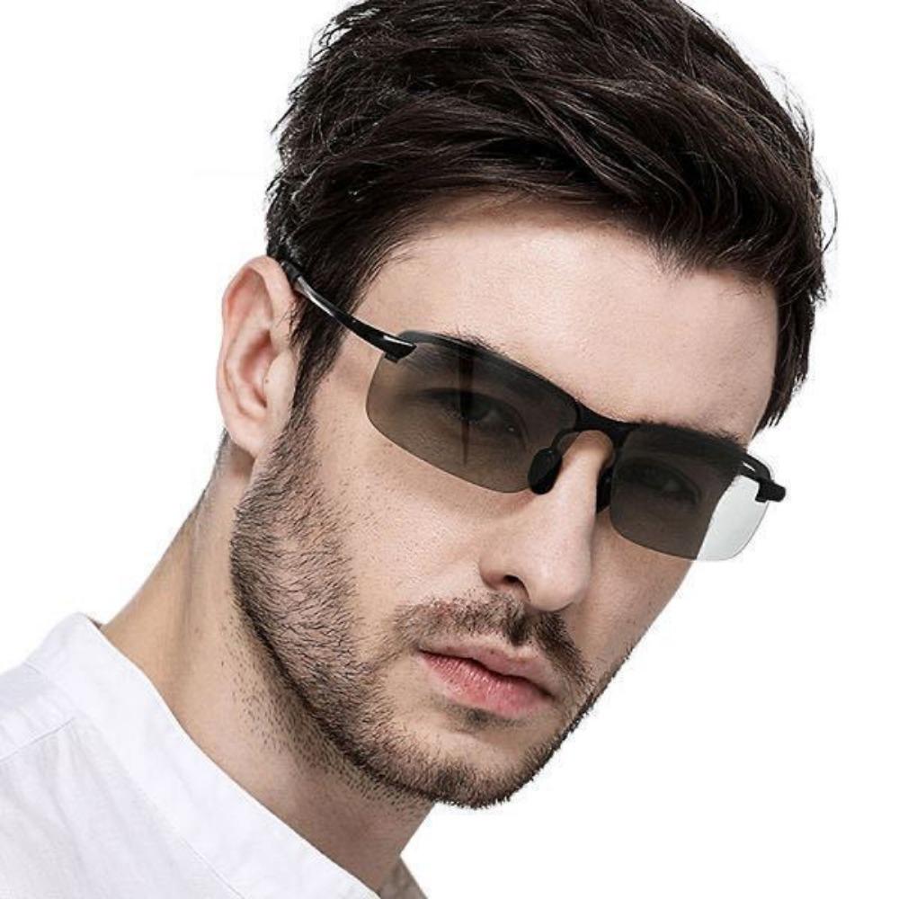 Anti-glare Driving Night Vision Glasses Polarized Sunglasses for Men Pochromic Driving Glasses