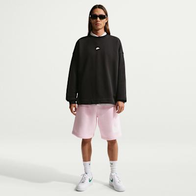 Nike Sweatshirts Unisex Black Crew Neck Moderate Regular