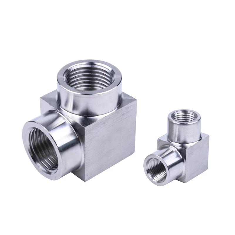 1 Stück Hochdruck 1/8" 1/4" 3/8" 1/2" 3/4" 1" Innengewinde Außengewinde Winkelstück 90 Grad Kupplung 304 Edelstahl Rohrfitting Wasser Gas