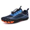 Large size outdoor men's thickened hiking shoes creek shoes women's beach shoes non-slip amphibious quick-drying wading shoes