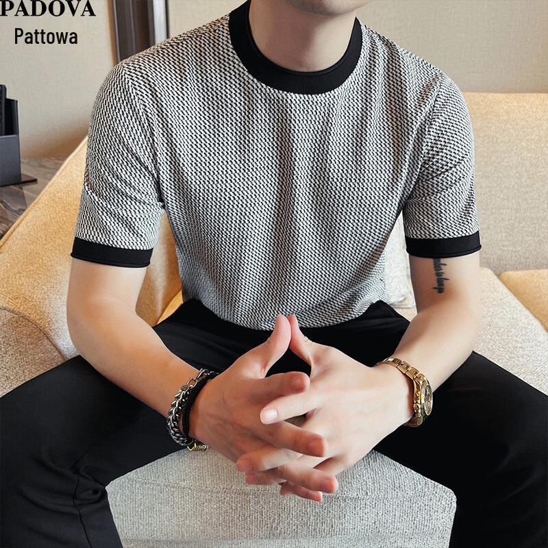 Patrova Men s Striped Slim Fit T-Shirt XL