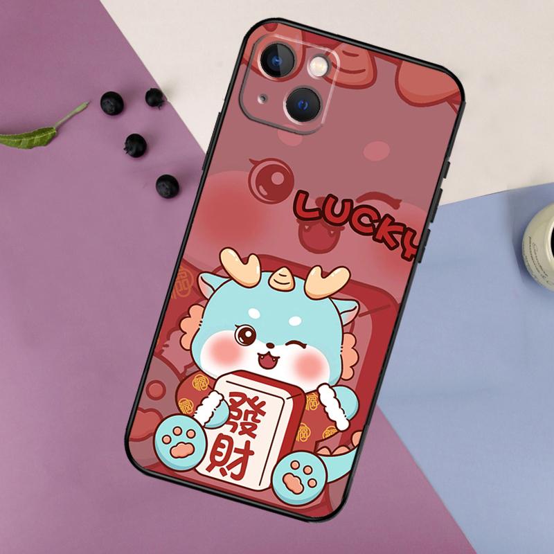 

Новый 2024 год Дракон Богатство Мягкий чехол для телефона для iPhone 16 15 14 13 12 11 Pro MAX XS X XR 7 8 Plus 13 12 Mini Задняя крышка iPhone 13