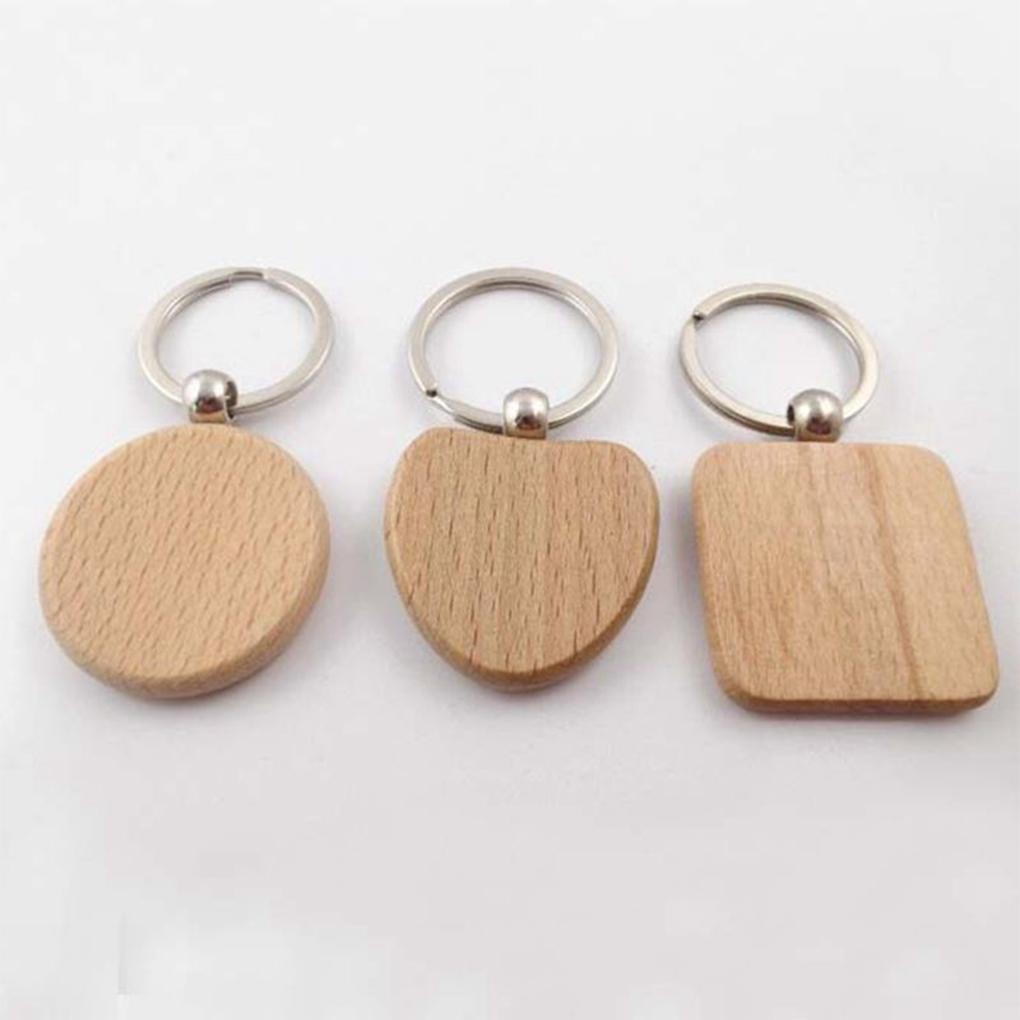 Holz DIY Schlüsselanhänger Tragbar Mann Hängend Bemalbar Automobil Handtasche Tasche Basteln Herstellung Schlüsselanhänger Kleidung Zubehör Frau