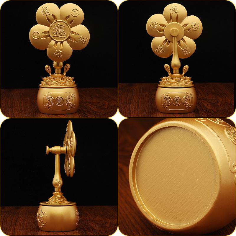 Sand Gold Is Rich, Flower Ingot Cornucopia, Five Blessings, Linmen, Wealth, Enter the Windmill To Turn Around and Attract Wealth