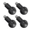 Plastic 17mm Ball Head Adapters 4pcs Feature 1/4 Inch Screw for 360 Degree Rotation Photography and Vehicle Use