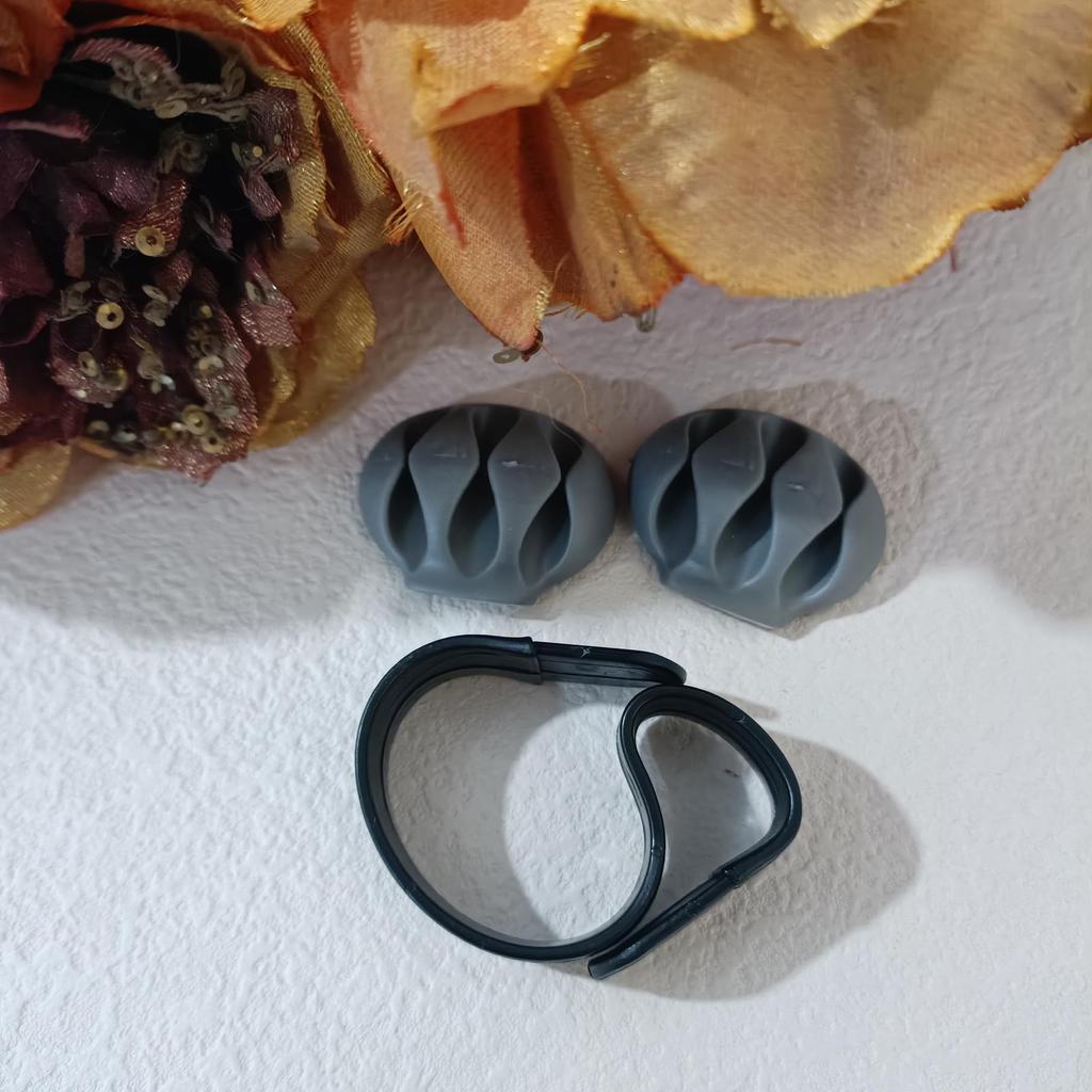 Korallenperle Kabel Drop Clip Halter Schreibtisch Silikon Beschwert Kabel Organizer Klemme Tisch Abnehmbar Schreibtisch Draht Haken Halter für Home Office USB-Ladegerät