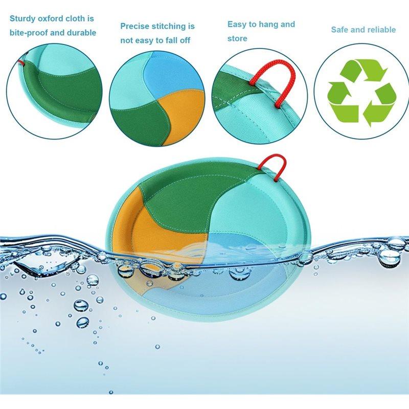 Floating Flying Disc Interactive Dog Set- 2 Pieces For Small, Medium For Aggressive Chewers Pet Game Supplies 2 Styles