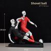 Simple and Luxurious Football Player Figurine Home TV Cabinet Wine Cabinet Office Study Bedroom Tabletop Decoration Item