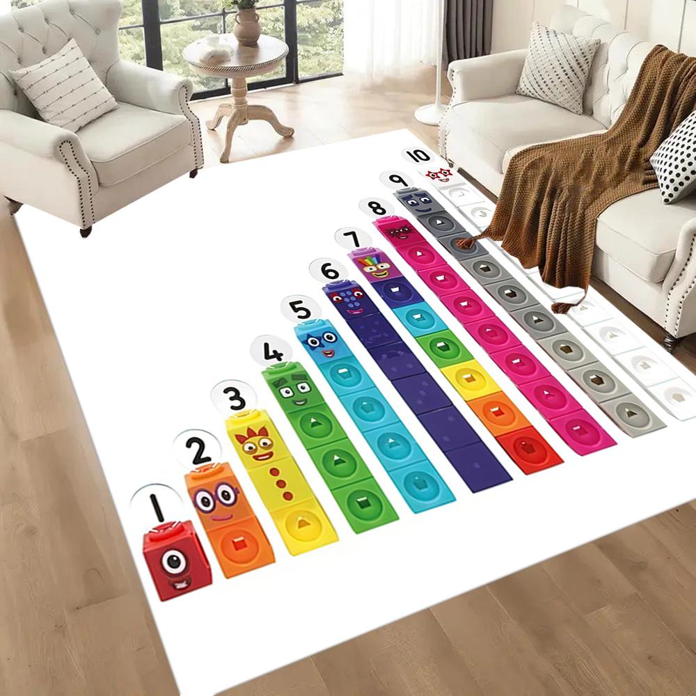 Numberblocks Area Rug Suitable For Decorate Room Living Rooms Dining Room Playrooms Antislip Rug Anime Office Decor Spiritual Gift