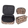 3 szt. Kosmetyczka do przechowywania makijażu PU Skóra Wodoodporna Zapinana na zamek Błyskawiczny Zestaw Saszetek Podróżnych na Produkty Toaletowe
