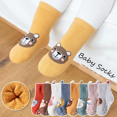 Cotton Thickened Non-Slip Autumn Winter Socks Children's Floor Socks Newborn Cotton Sock Baby Socks