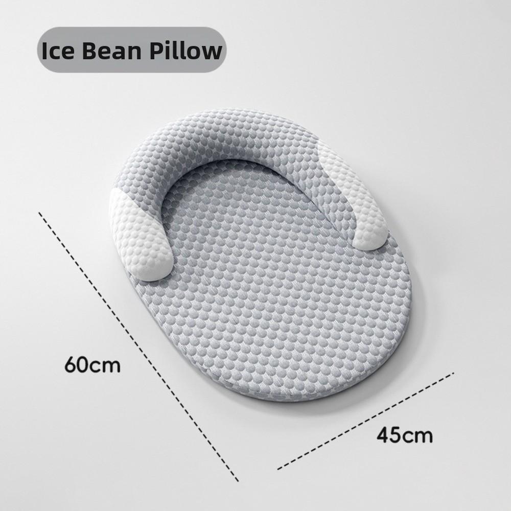 Oval Summer Cooling Dog Bed Ice Silk Pet Nest New Cat Cooling Pad  For Small Medium Large Pet