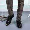 Solid Color British Style Men's Formal Shoes Bright Upper 2026 Luxury Designer Trend Leather Not Casual Cowhide Social Shoe Male