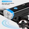 Bike Horn Light Front Bicycle Lighting Bicycle Lamps with Electric Horn 120DB Biking Flashlight for Bicycle Headlight Bike Bell