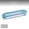 3compartment WallMounted Foldable Slipper Rack, NoDrill, Bathroom Organizer Blue