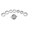 8pcs Watch Movement Fixing Kit Stainless Steel Watch Movement Base for Watchmaker Watch Repair Tool