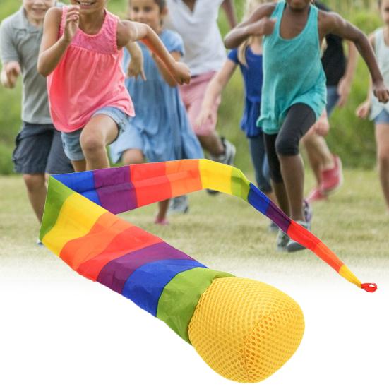 Toy Harmless Educational Lightweight Sports Catch Tail Soft Ball for Indoor