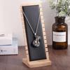 Bamboo and Wood Necklace Display Stand for Jewelry Accessories and Store Window Props