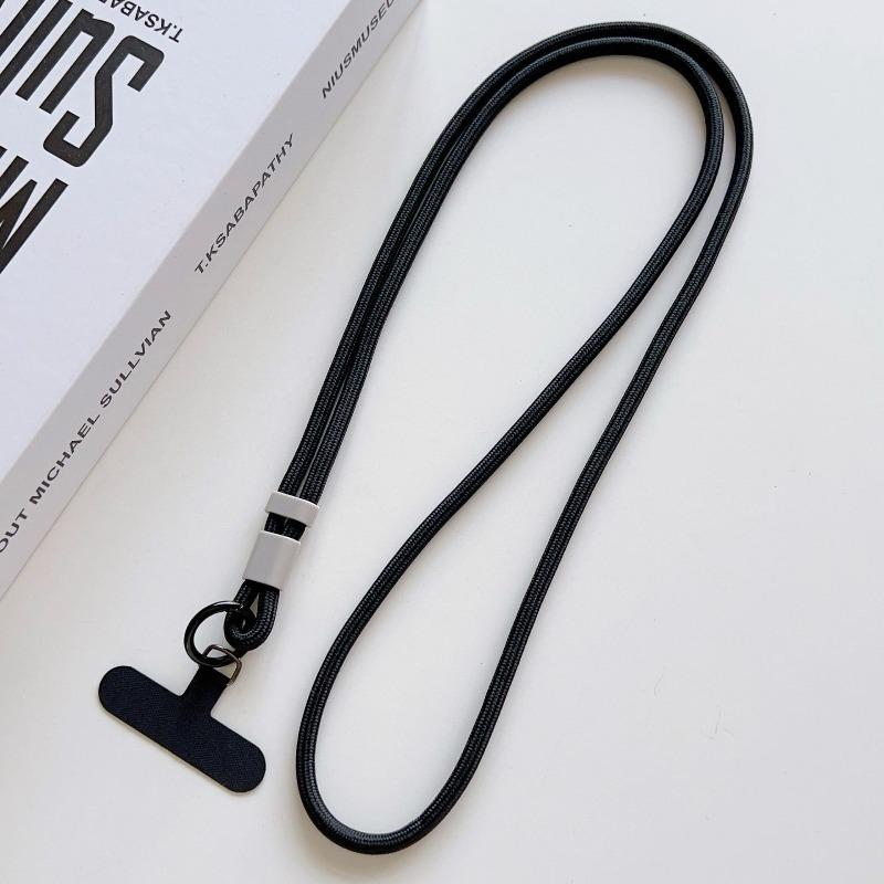 Universal Crossbody Phone Lanyard Neck Strap with Keychain Charm Durable Soft Lanyard for Phone Keys Card Holder Daily Accessories
