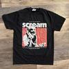 Vintage Scream Retro Horrorfilm Kurzarm Schwarz Farbe Shirt KV40136 Unisex T-Shirt