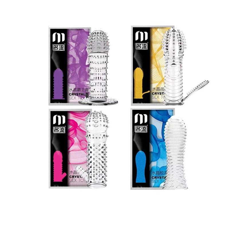 Reusable Sex Toys Special Condoms Men Spike Cock Sleeves Penis Women G Point Stimulation Orgasm Fun Sting Adult Sex Products 18+