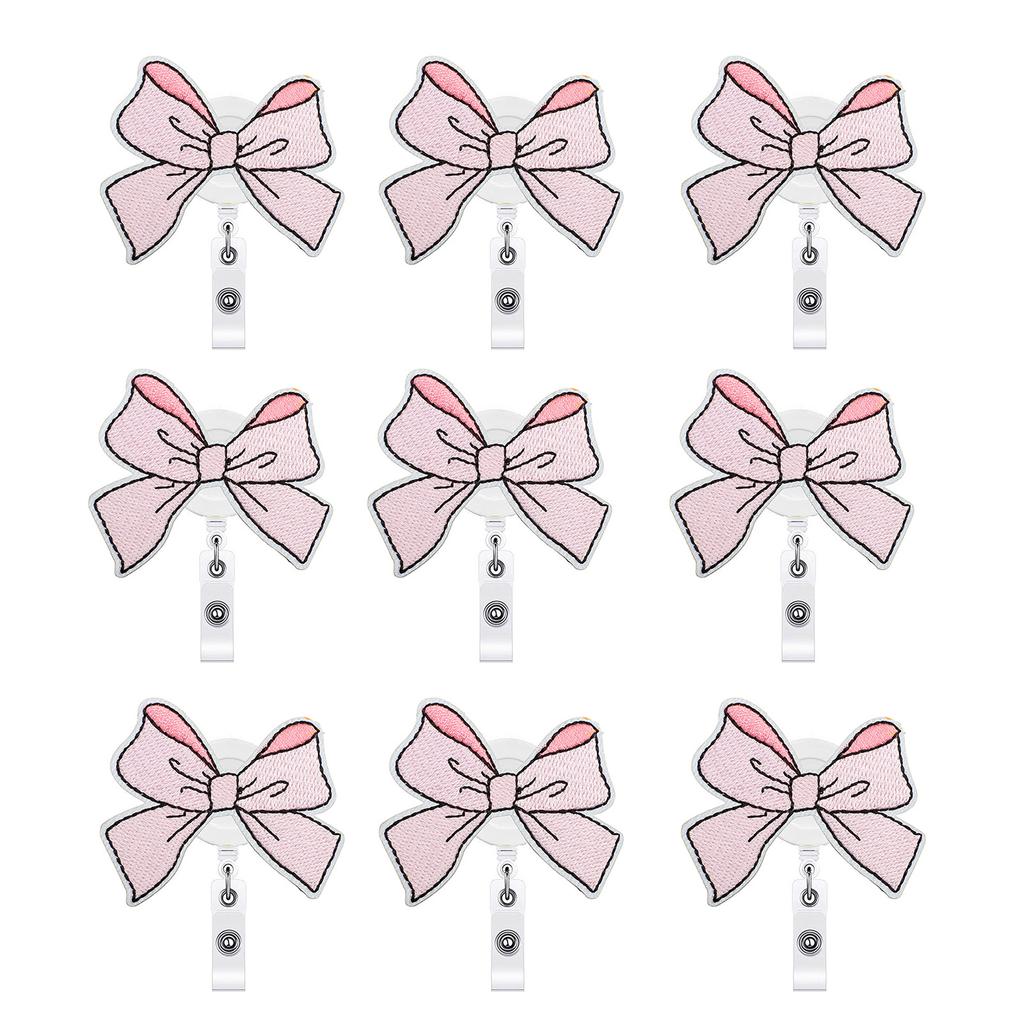 Creative Polyester Bowknot Nurse Clip Multiple Styles Crafting Supplies for Hospital Workers and Team Identification