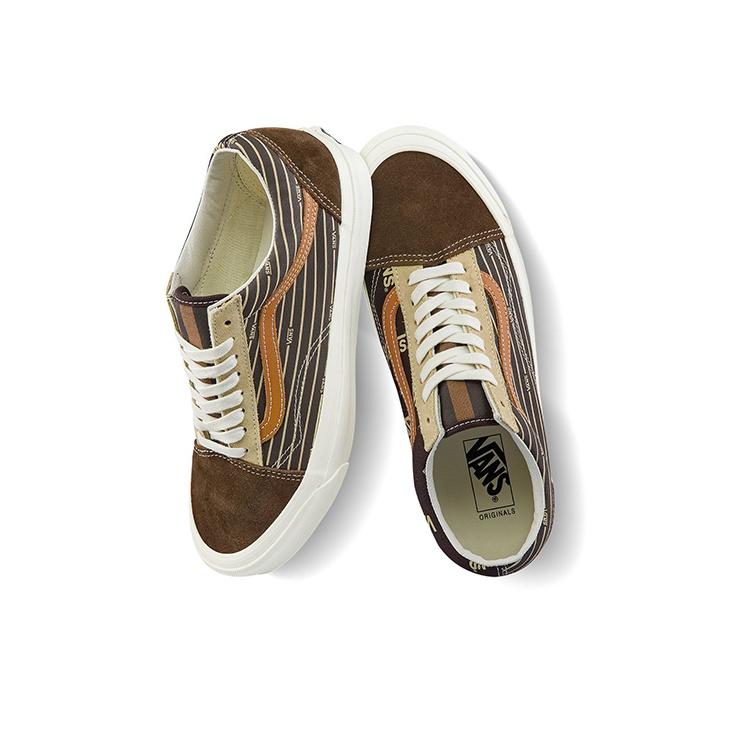 Vans Tênis de Skate de Cano Baixo Old Skool Og Lx Unisex Marrom VN0A4P3X2T3