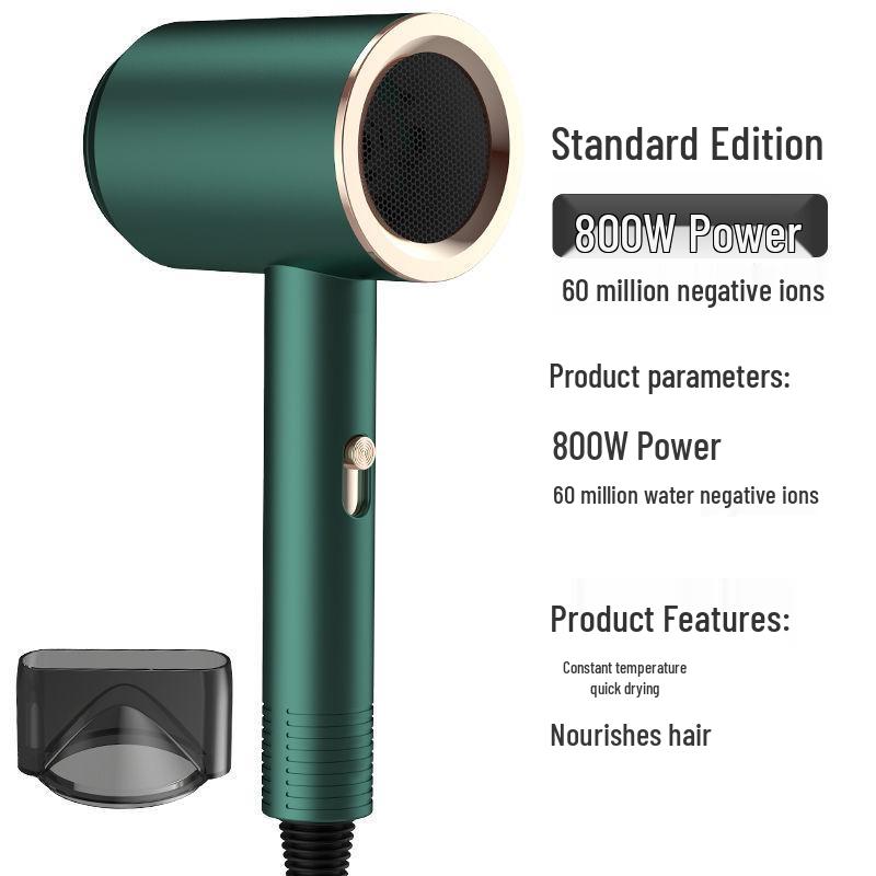 High Power Blue Light Negative Ion Hair Dryer for Home or Dorm