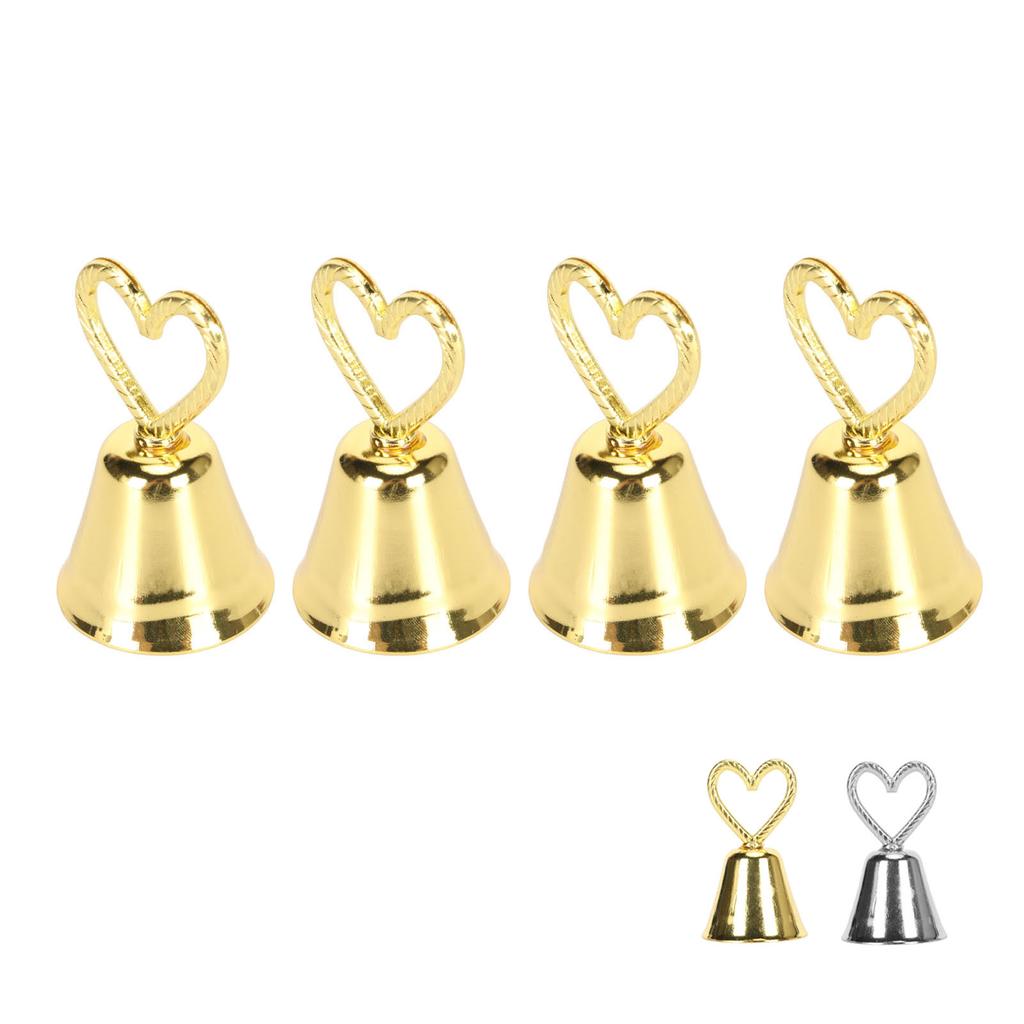 10pcs Table Number Holders European Style Innovative Bell Shaped Place Card Holders for Event Weddin