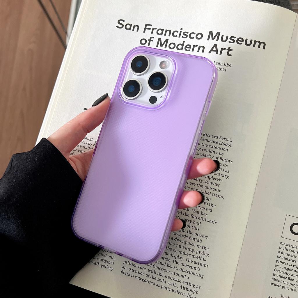 For Apple, for IPhone 16 Solid Color Phone Case, 14 Color Transparent Matte, for Apple, 15 Promax Silicone Soft Case