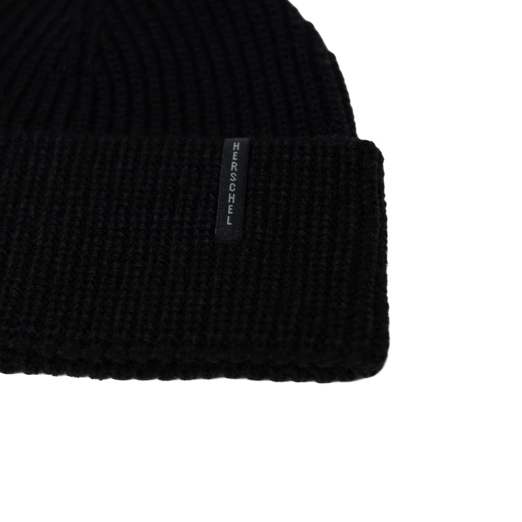 Herschel Watch Cap Vertical ID Beanie, Unisex black Cap