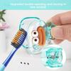 2pcs Portable Plastic Toothbrush Holder Protective Cute Toothbrush Head Cap Washable Durable Toothbrush Case Travel Use