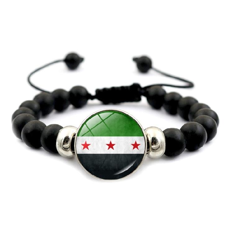 Celebrate Syrian Heritages with This Comfortable Sturdy Handwoven Materials Bracelet for All Generations Outfits