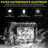 4in LED Offroad Light 60W 6000LM IP67 Waterproof PMMA Lens Universal Floodlight for Truck SUV ATV Boat