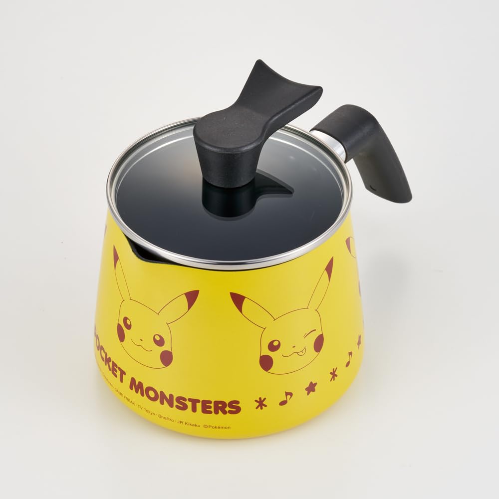 Skater Multi-Pot 1.9L for Gas Stoves, 7-in-1 All-Purpose Pot, Rice Cooker, Fryer, Saucepan, Pokemon Design ANMP2-A